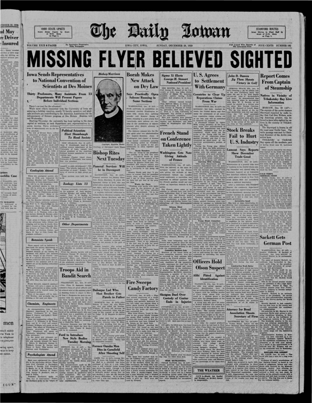 Daily Iowan (Iowa City, Iowa), 1929-12-29