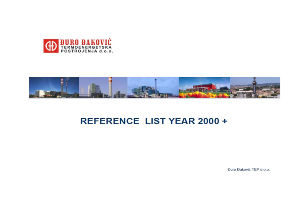 Reference List from Year 2000