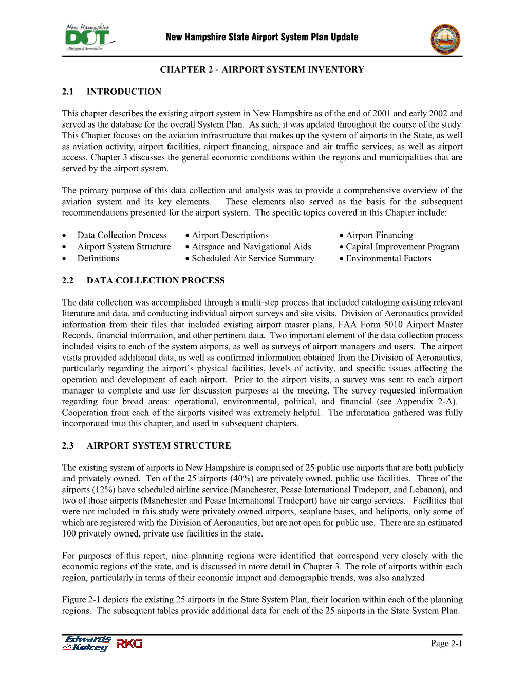 General Aviation Activity and Airport Facilities