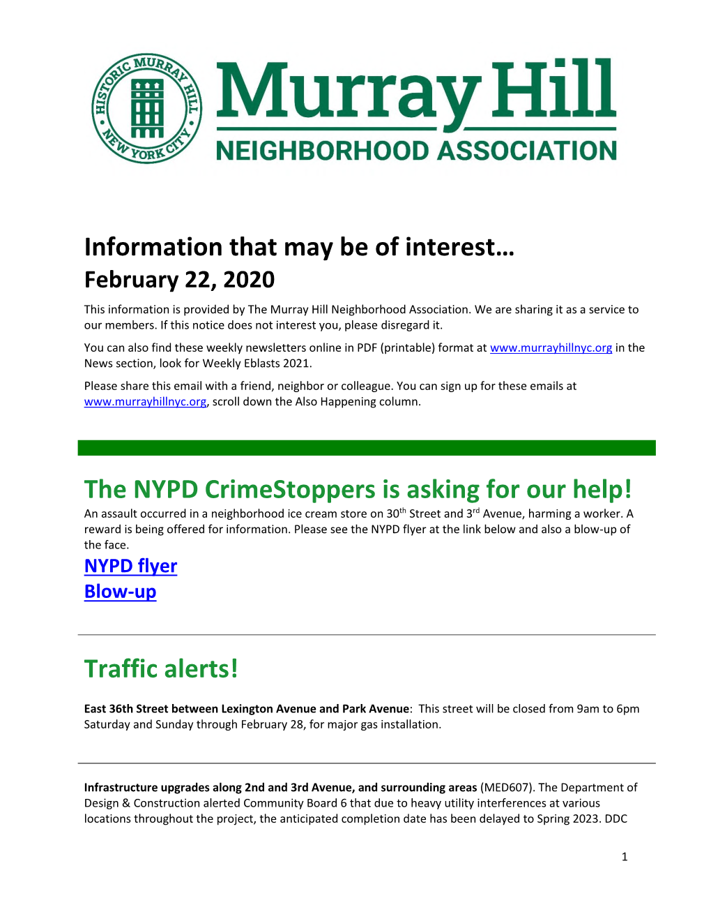The NYPD Crimestoppers Is Asking for Our Help! Traffic Alerts!