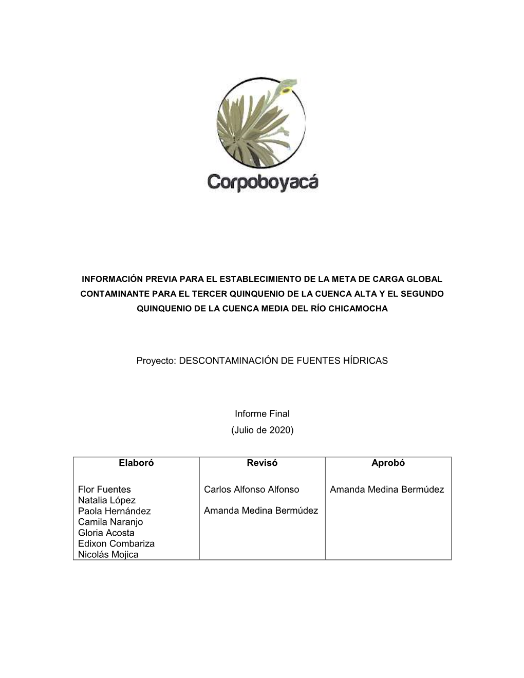 Información Previa Para El Establecimiento De