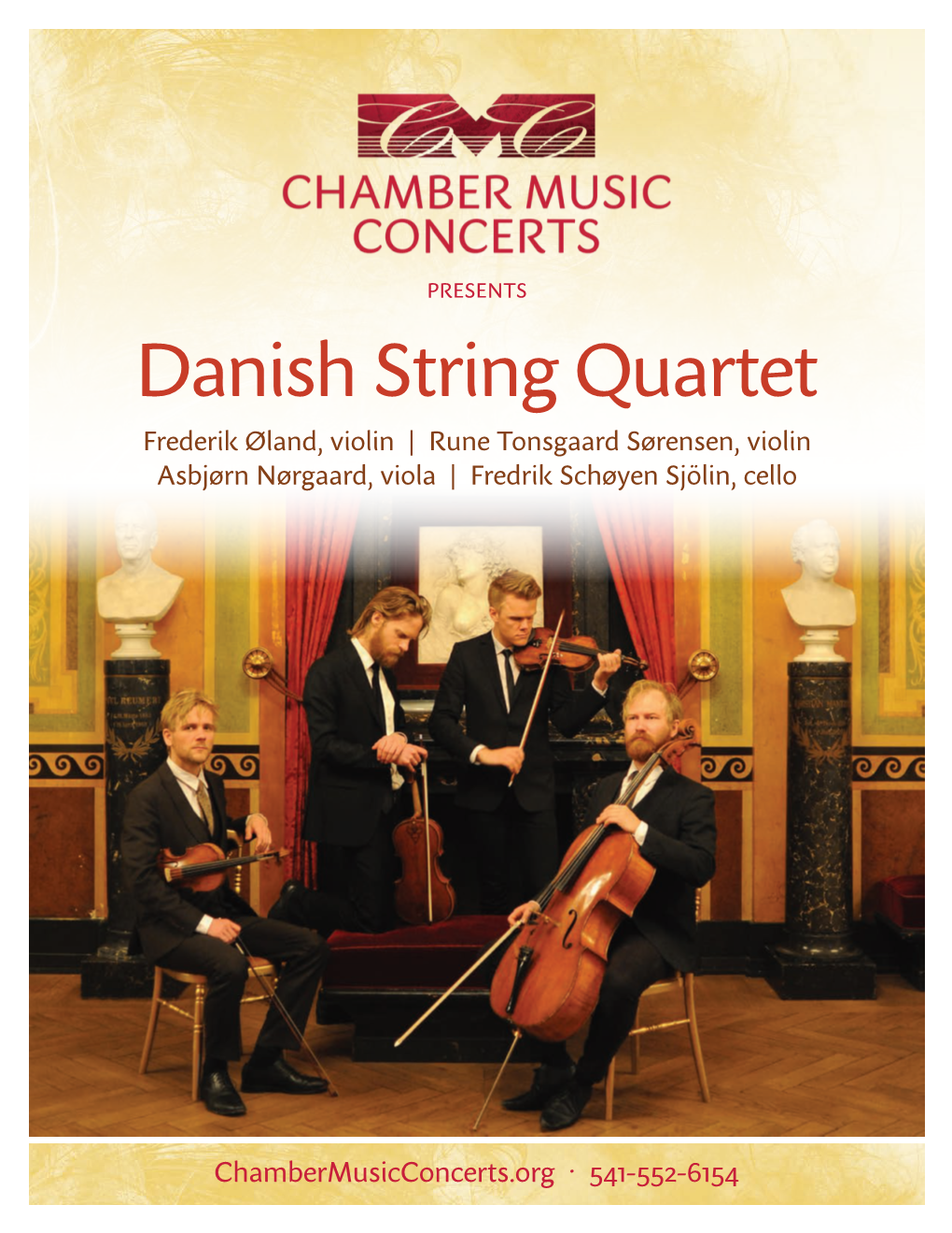 Danish String Quartet Frederik Øland, Violin | Rune Tonsgaard Sørensen, Violin Asbjørn Nørgaard, Viola | Fredrik Schøyen Sjölin, Cello