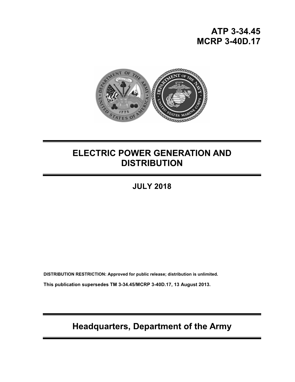 Electric Power Generation and Distribution