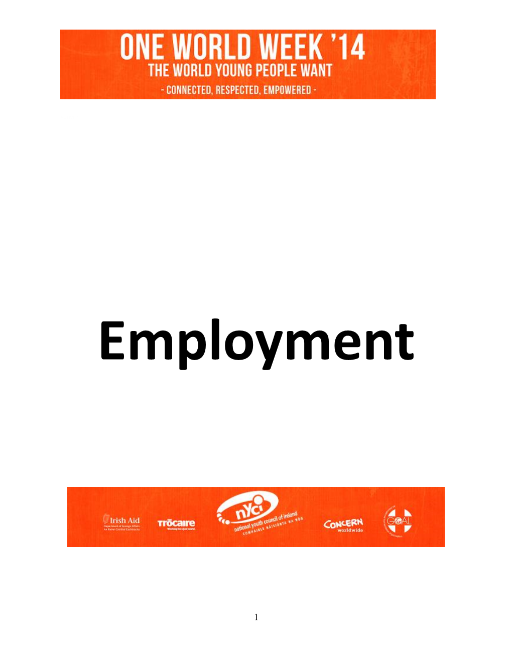 Employment Resource Pack