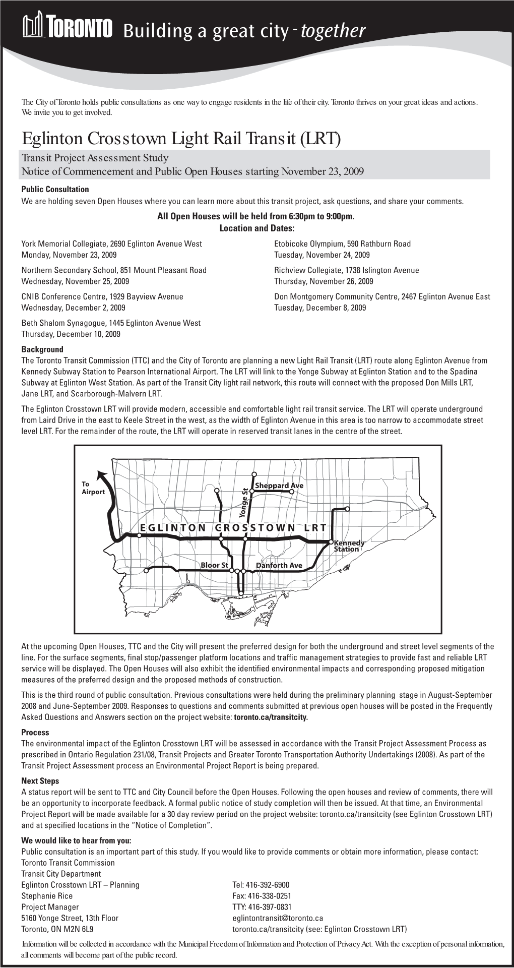 Eglinton Crosstown Light Rail Transit