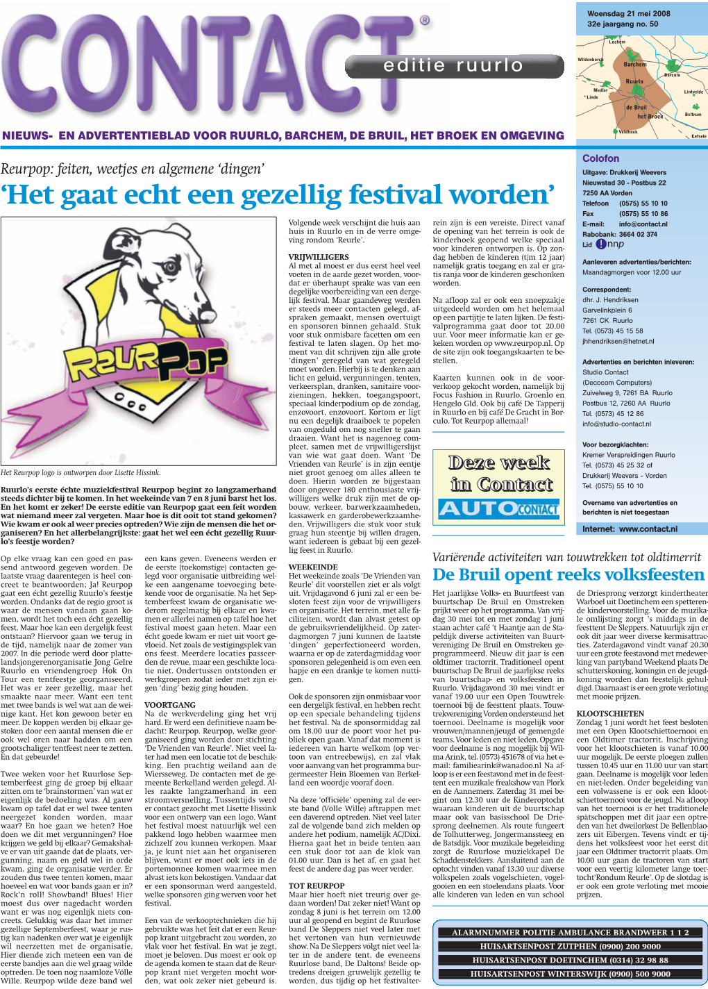 'Het Gaat Echt Een Gezellig Festival Worden'