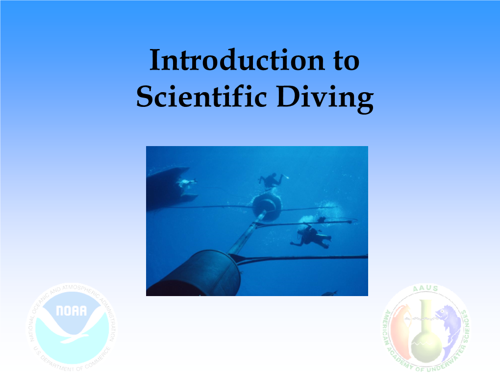 Scientific Diving