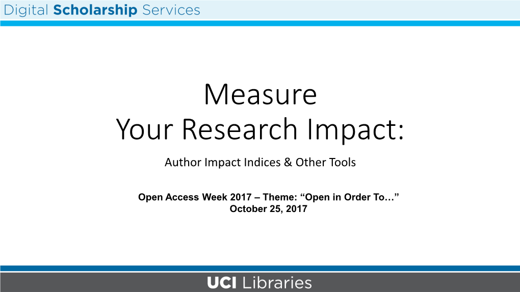 Web of Science, Scopus, & Altmetrics