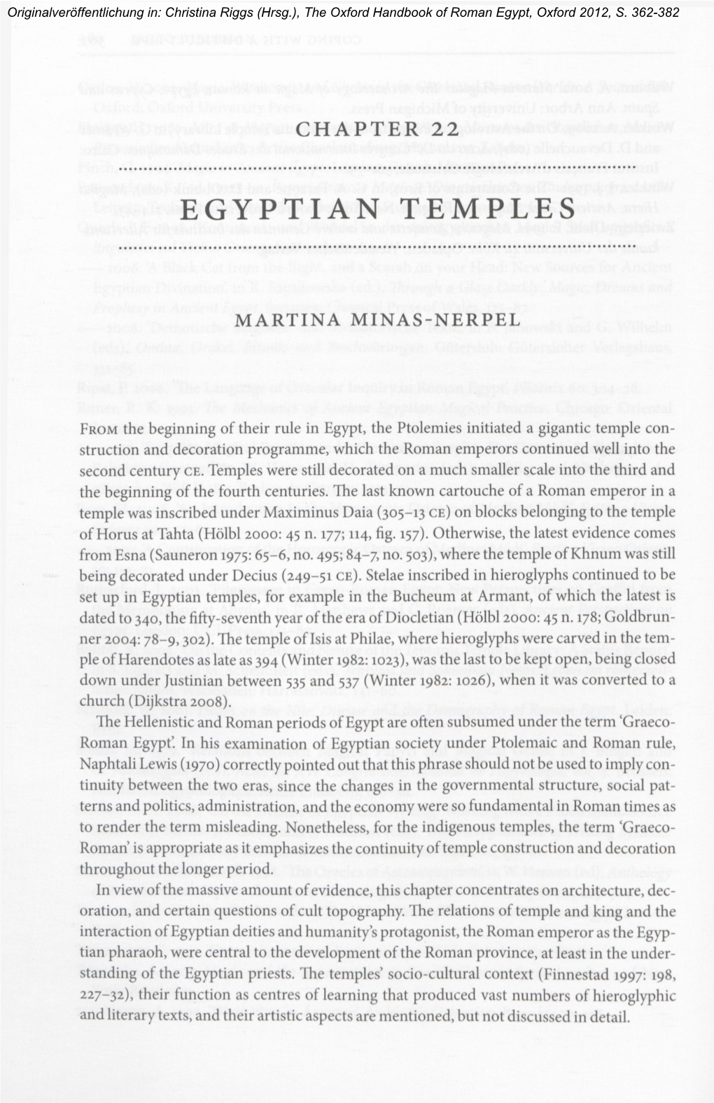 Egyptian Temples