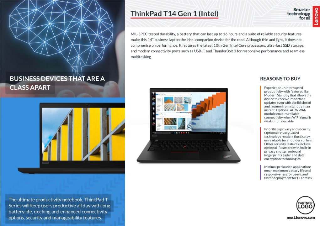 Thinkpad T14 Gen 1 (Intel)