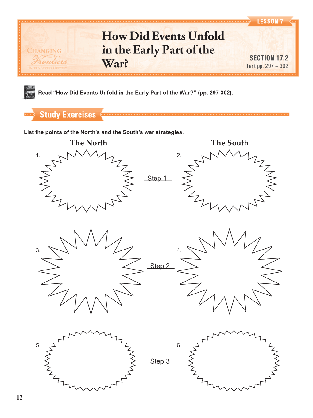 How Did Events Unfold in the Early Part of the War?” (Pp