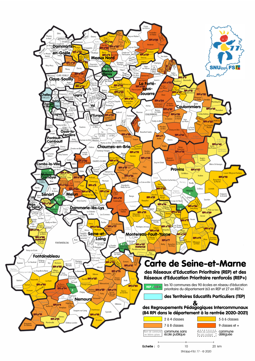 Circonscriptions 2020 Avec REP, TEP Et