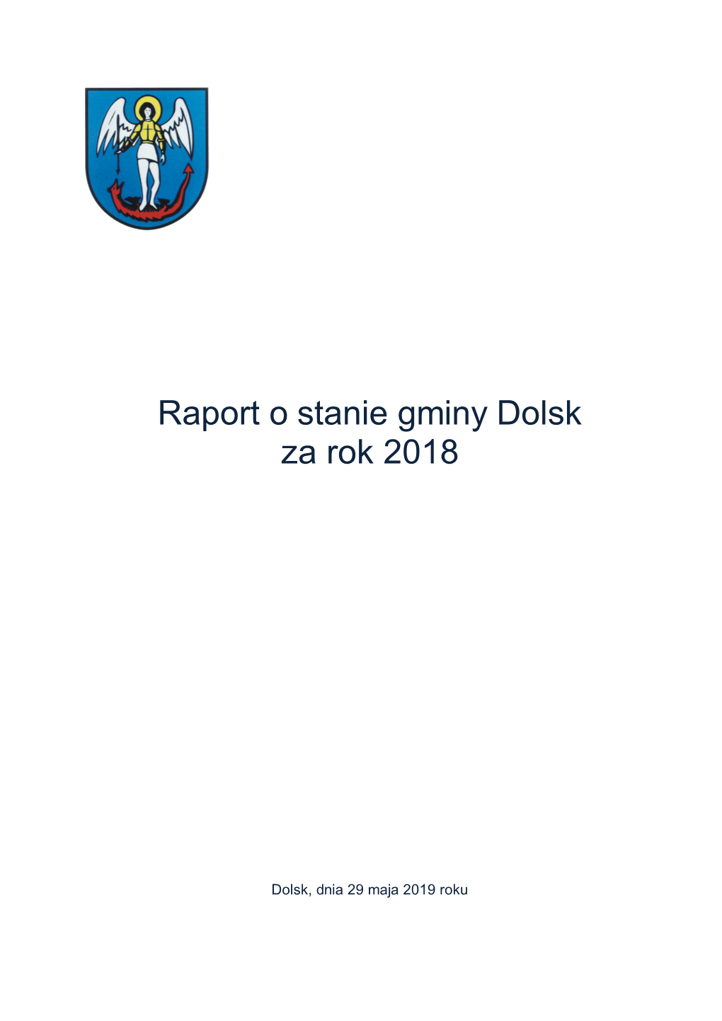 Raport O Stanie Gminy Dolsk Za Rok 2018