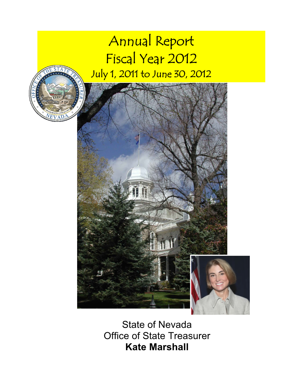 Annual Report Fiscal Year 2012