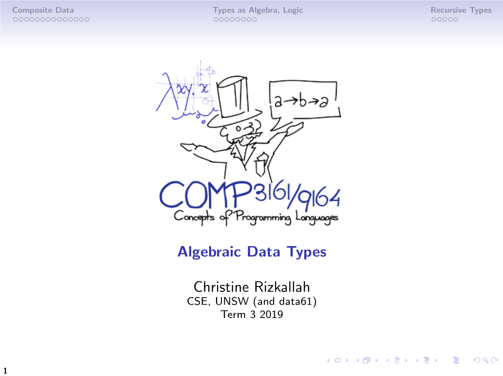 Algebraic Data Types