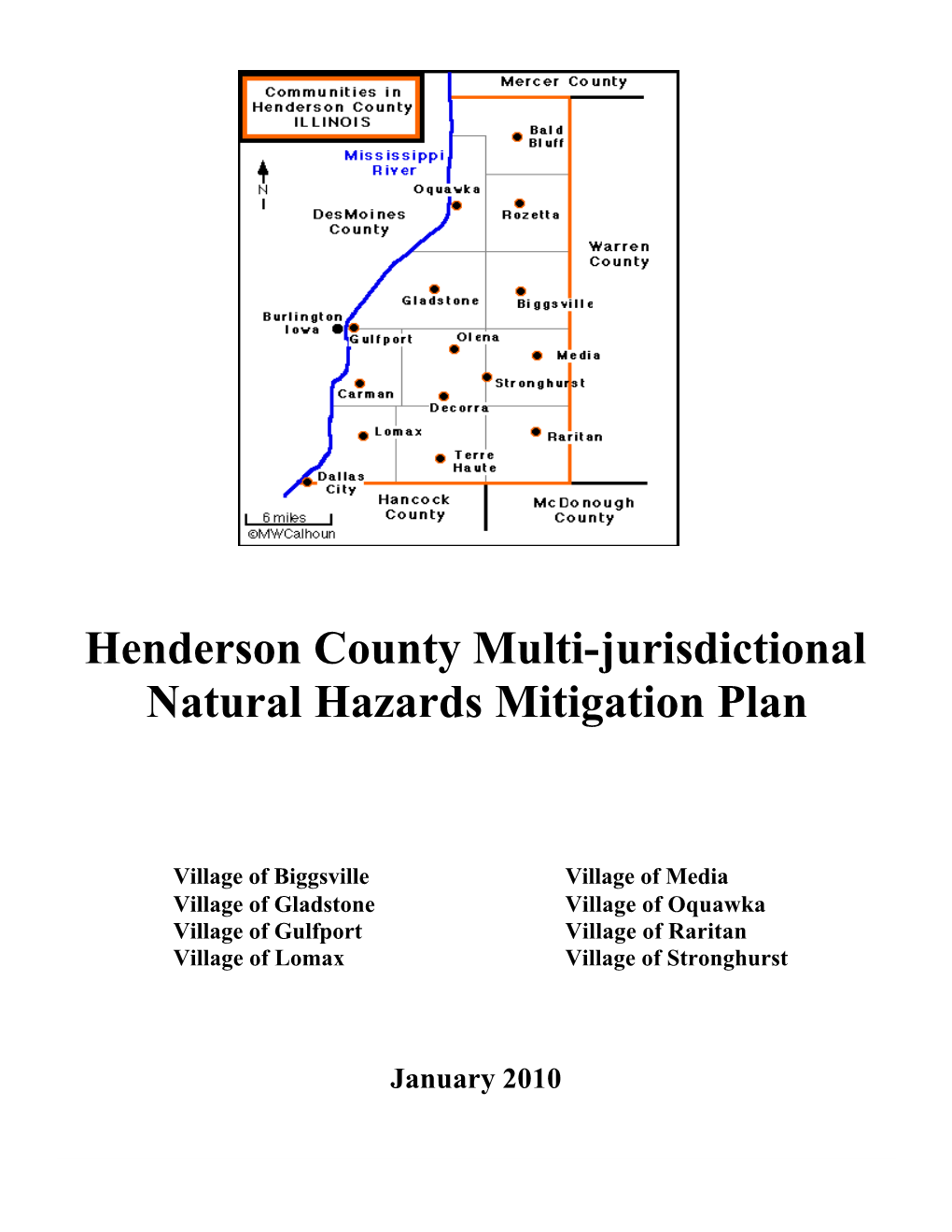 Henderson County Multi-Jurisdictional Natural Hazards Mitigation Plan