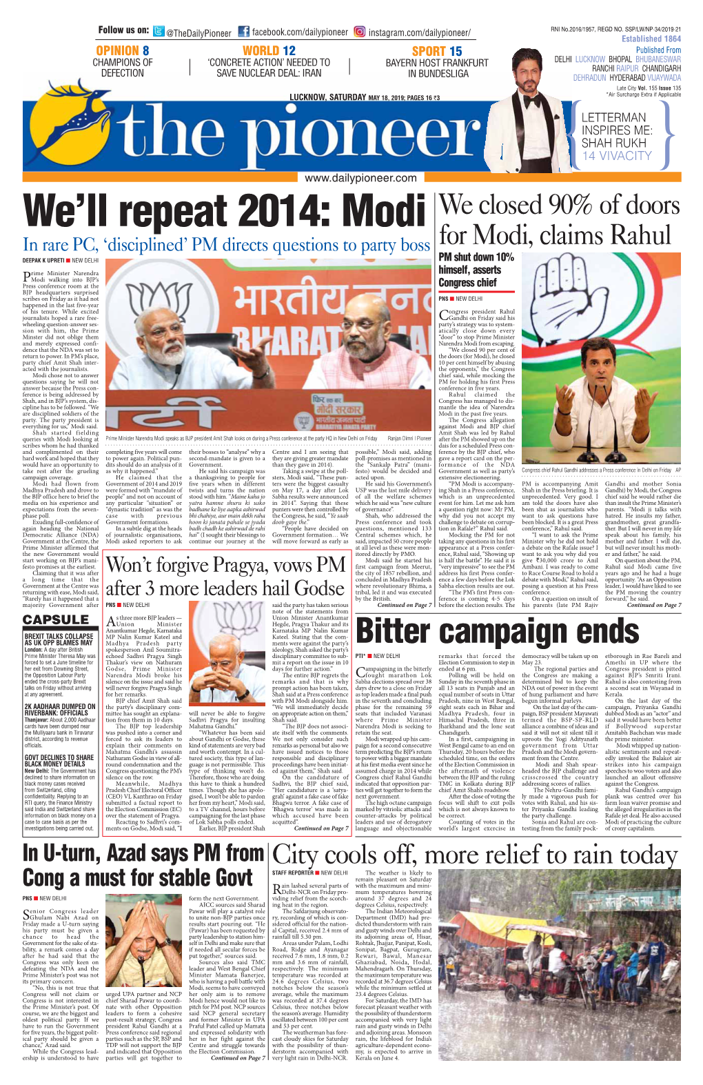 We'll Repeat 2014: Modi