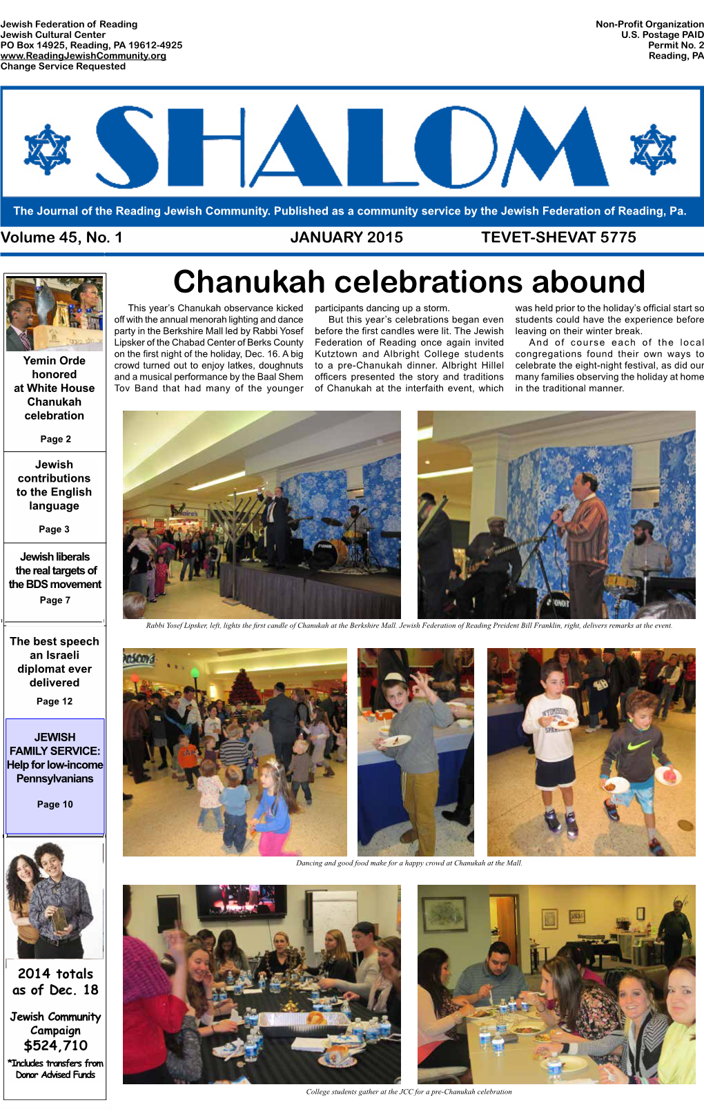 Chanukah Celebrations Abound