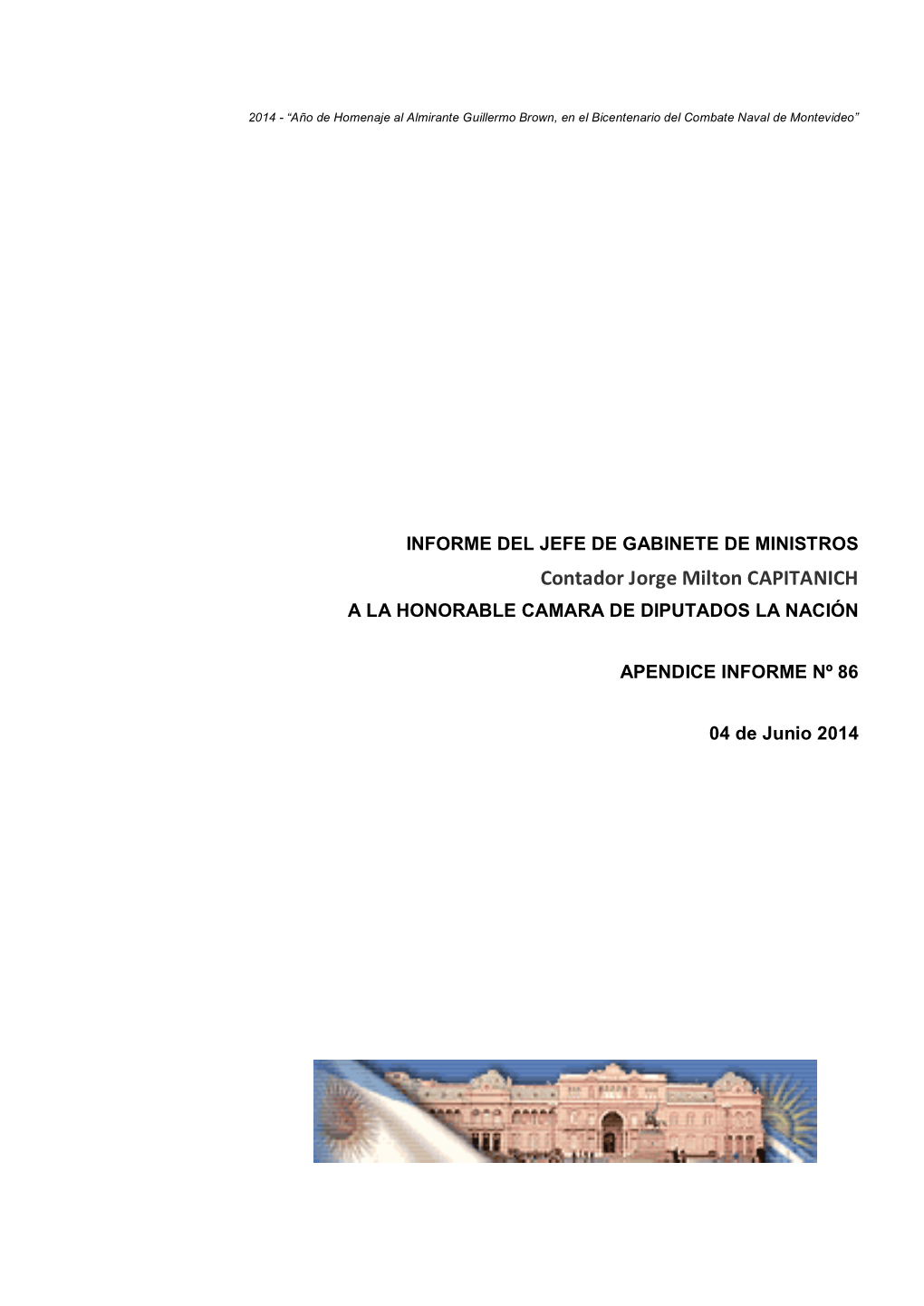 Descargar Informe Del Jefe De Gabinete De Ministros