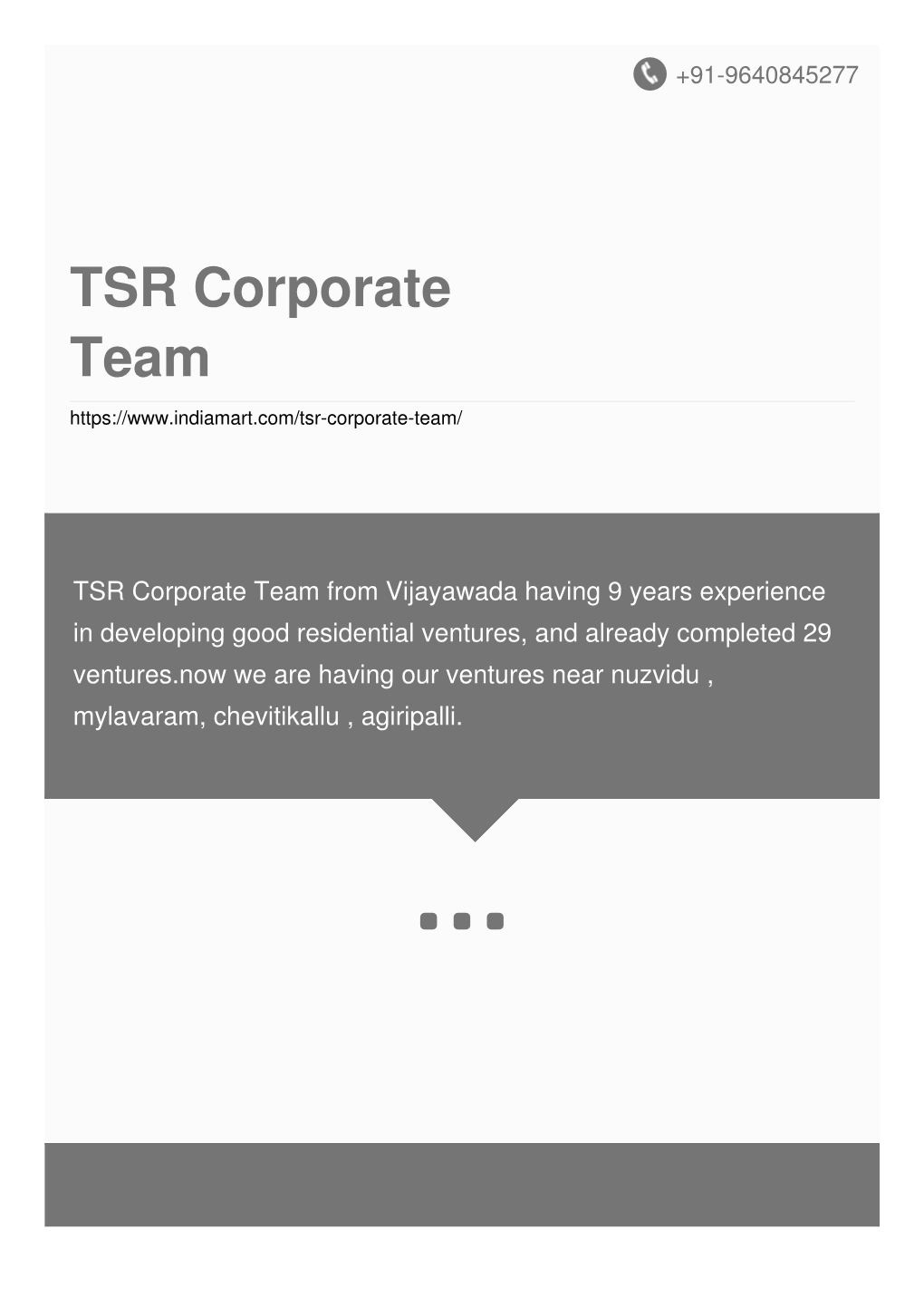 TSR Corporate Team