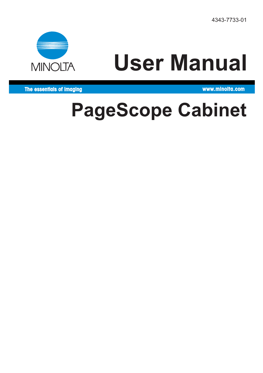 Pagescope Cabinet User Manual