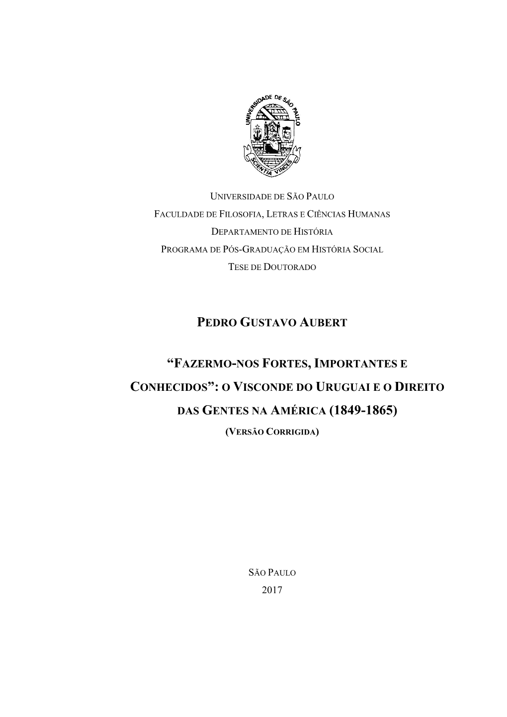 Das Gentes Na América (1849-1865)