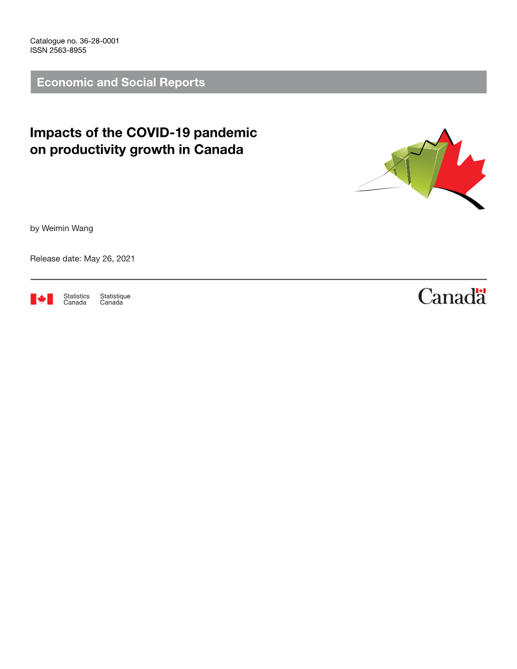 Impacts of the COVID-19 Pandemic on Productivity Growth in Canada