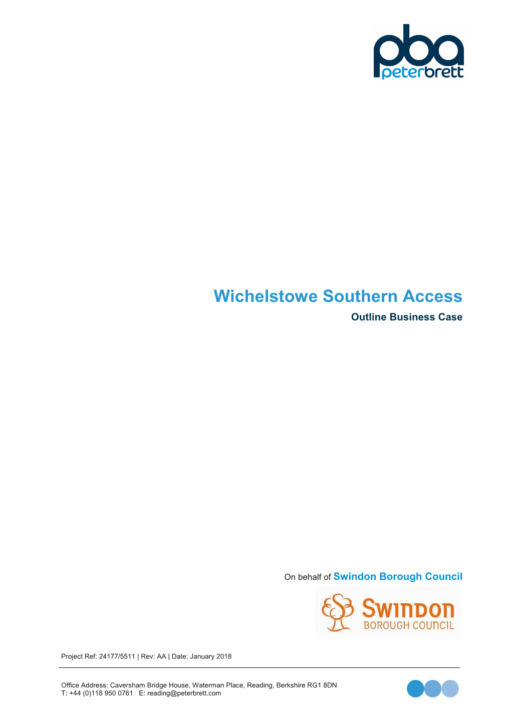 Wichelstowe Southern Access Outline Business Case