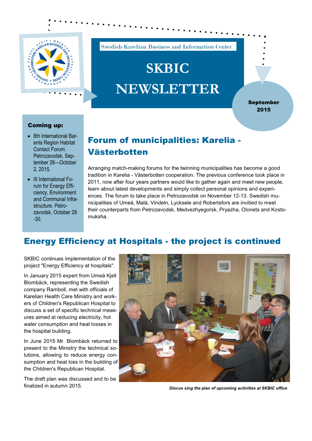 Newsletter Sept15