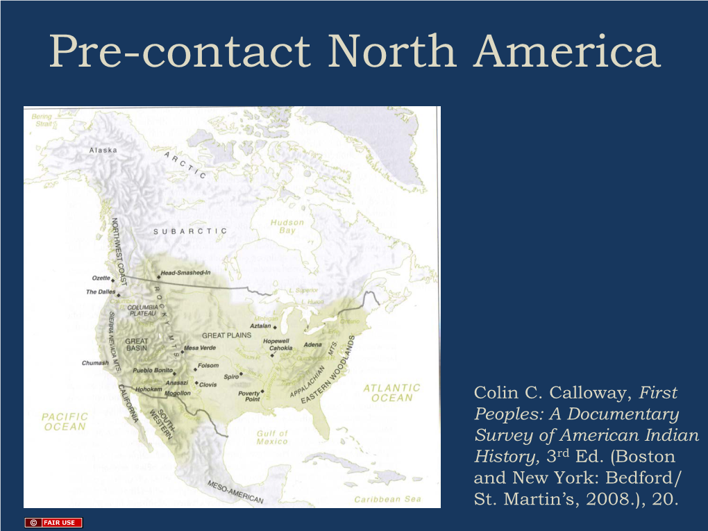 Pre-Contact North America