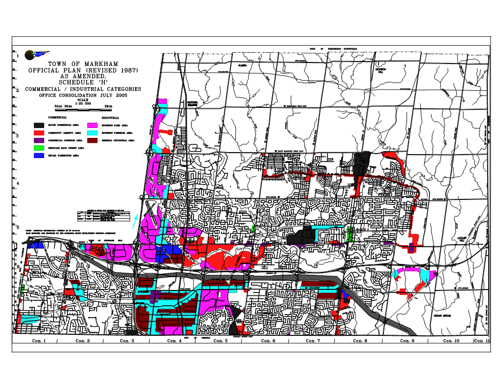 Town of Markham Official Plan (Revised 1987) As