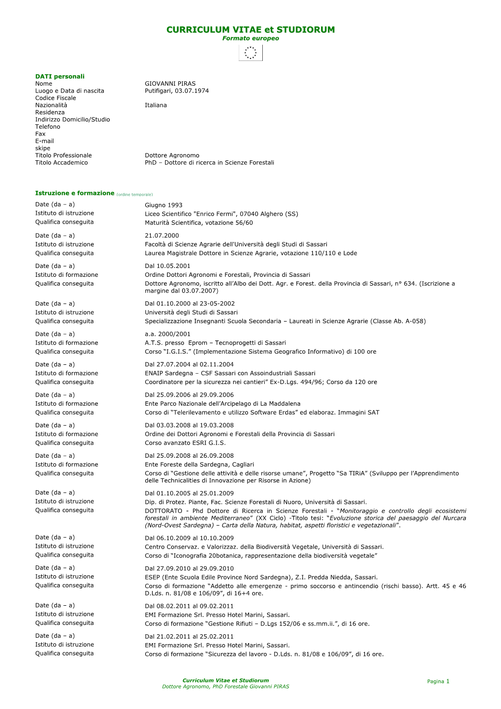 Curriculum Vitae Piras Giovanni.Pdf