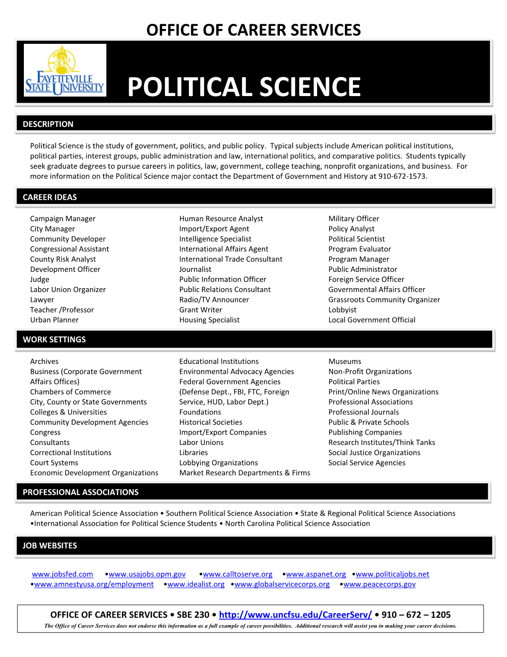 Political Science