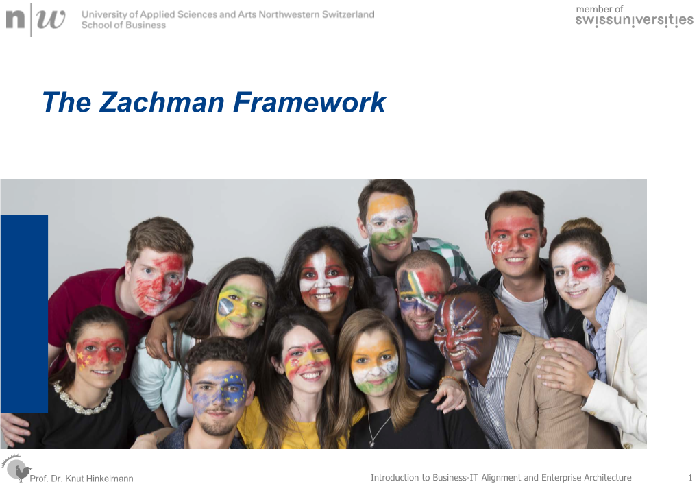 Enterprise Architecture 1 Zachman Framework