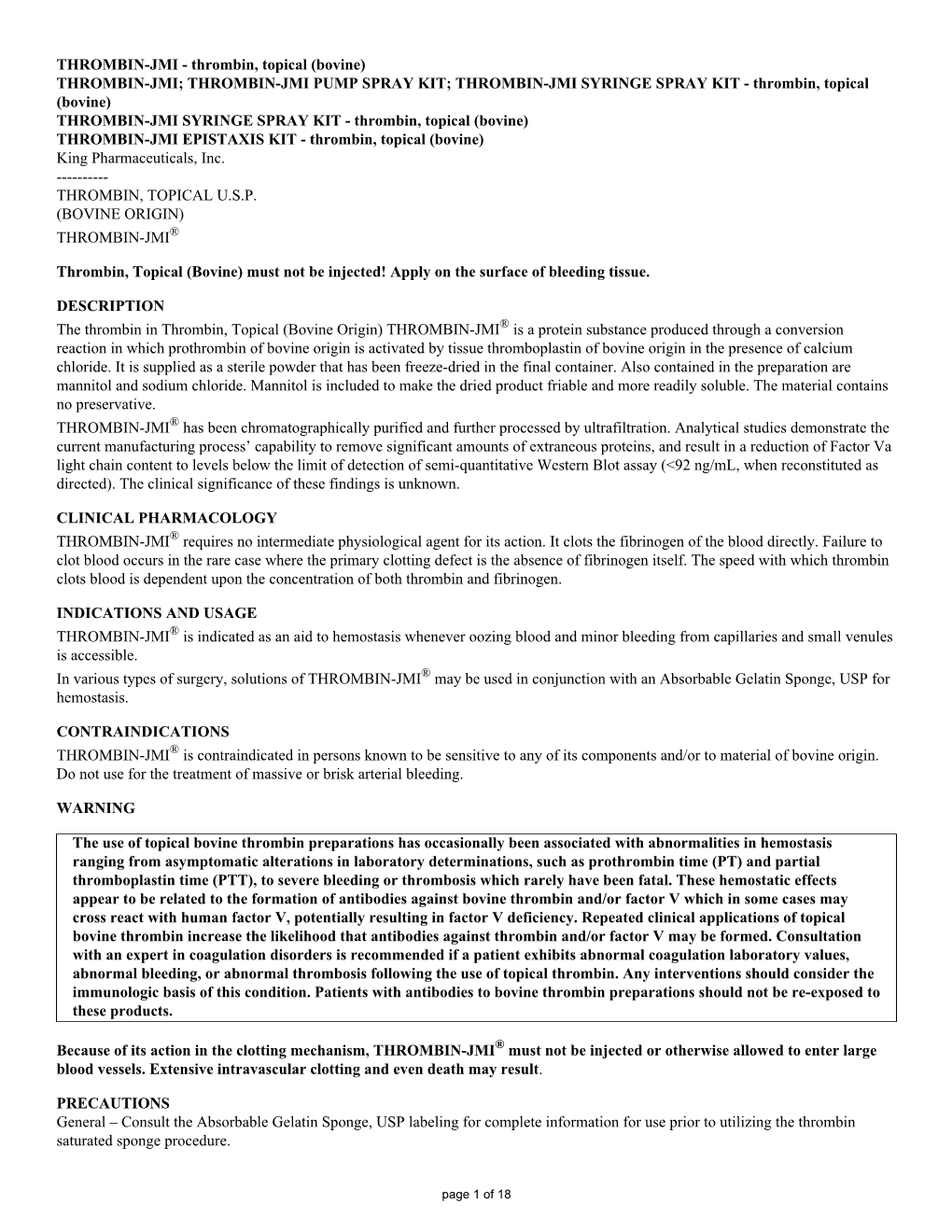 Thrombin-Jmi