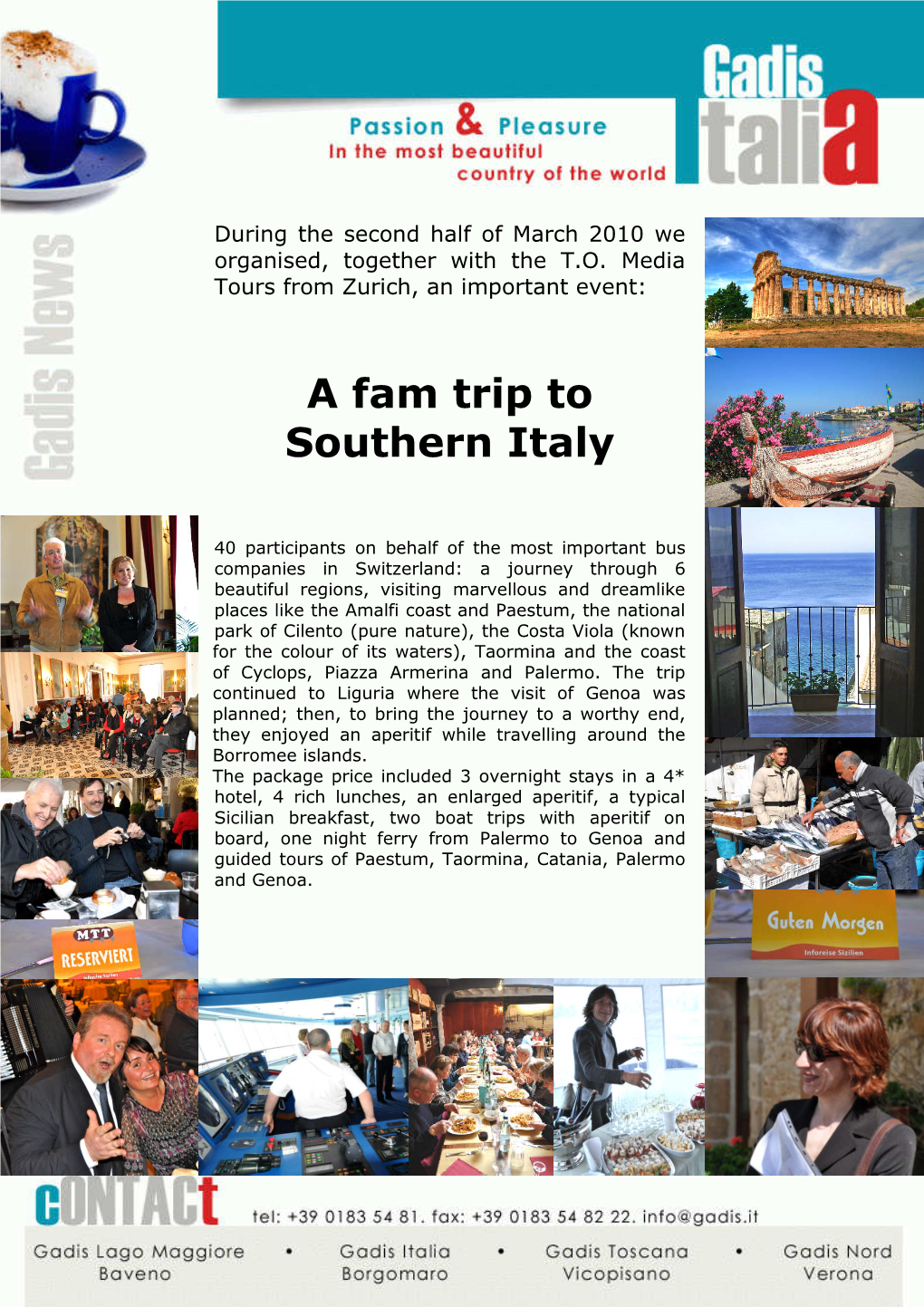 A Fam Trip to Southern Italy