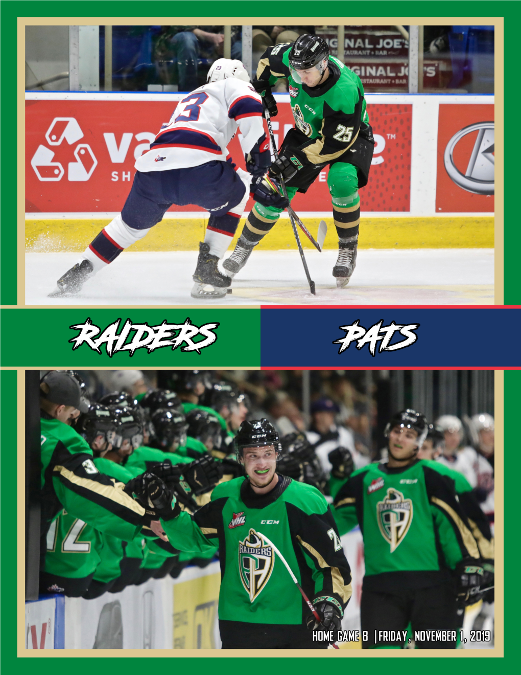 PRINCE ALBERT RAIDERS REGINA PATS 9-2-3-0 2-10-1-0 Home: 5-0-2-0 Home: 1-6-1-0 Away: 4-2-1-0 Away: 1-4-0-0