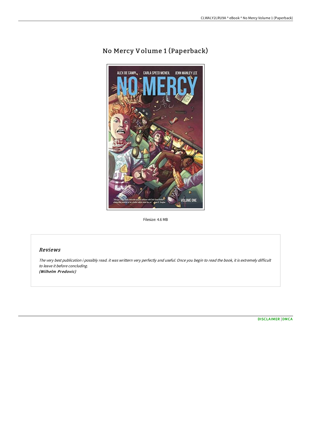 Read PDF \\ No Mercy Volume 1 (Paperback)