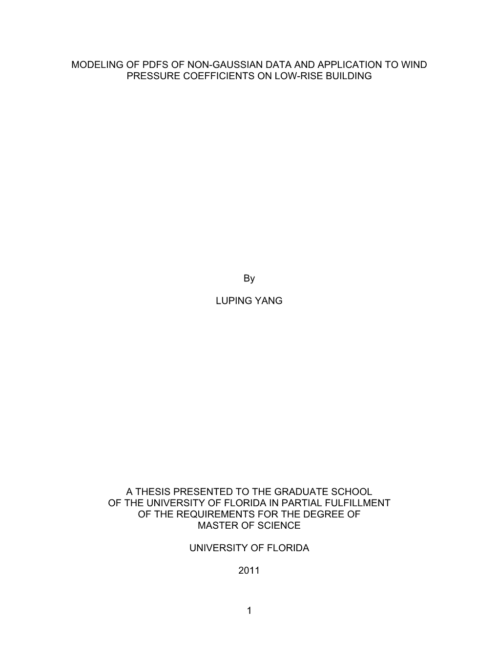 Modeling of Pdfs of Non-Gaussian Data and Application to Wind Pressure Coefficients on Low-Rise Building