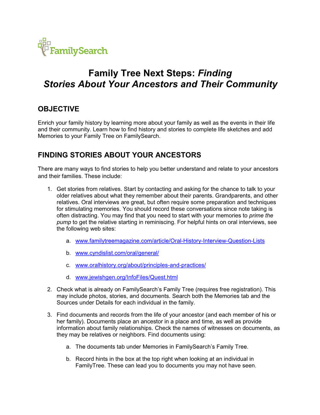 Family Tree Next Steps: Finding Stories About Your Ancestors and Their Community