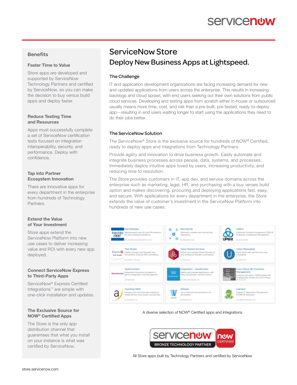 Servicenow Store