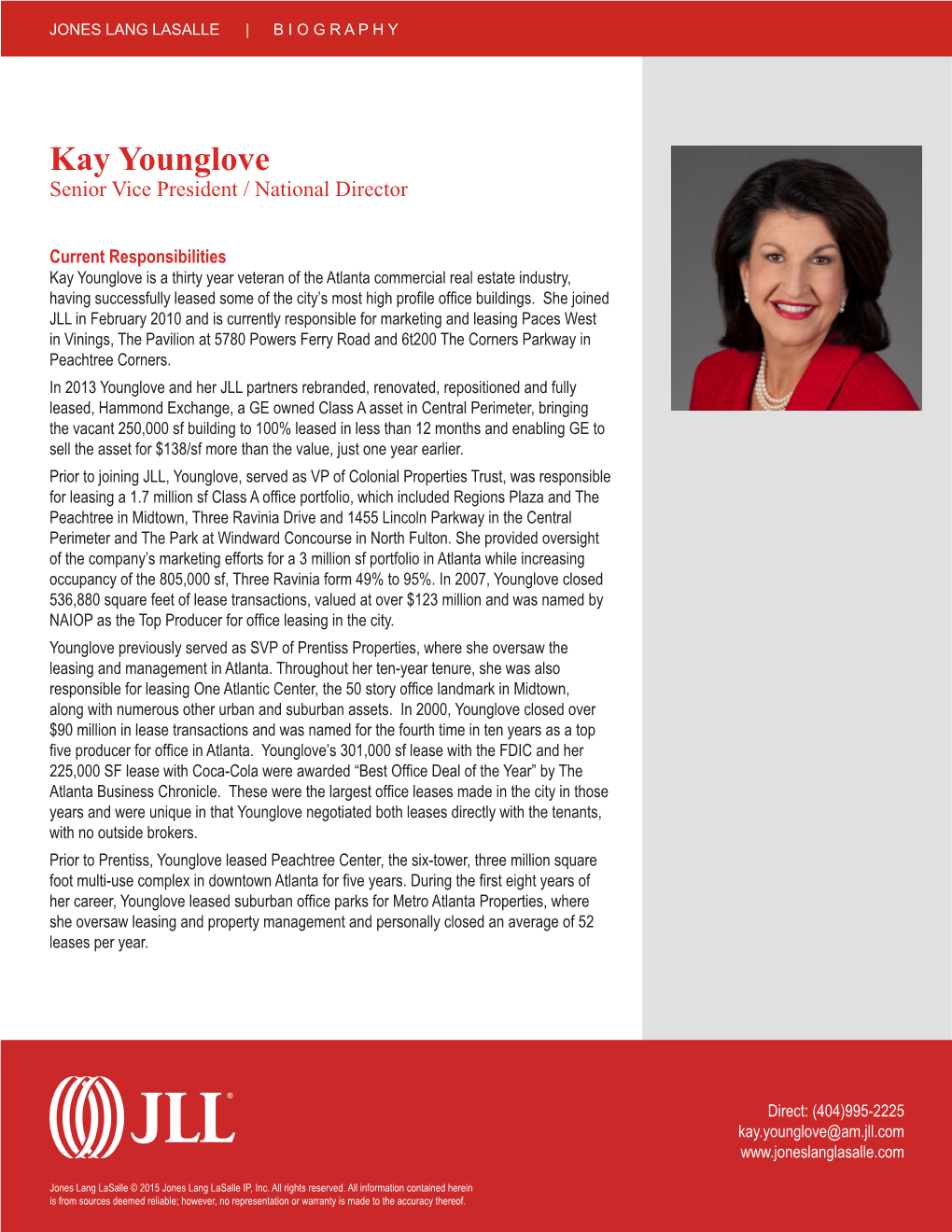 Kay Younglove Senior Vice President / National Director