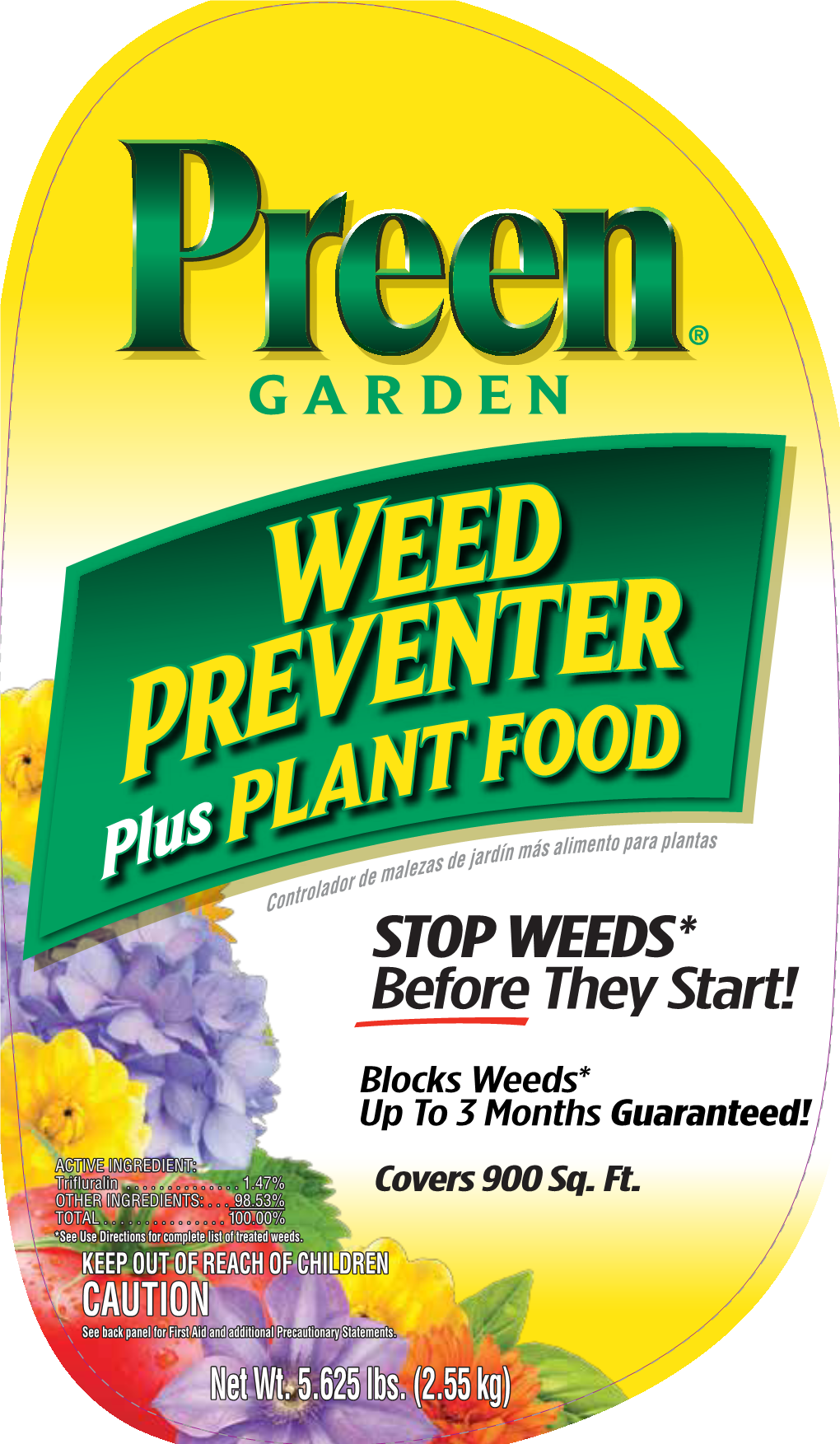 Blocks Weeds* up to 3 Months Guaranteed!