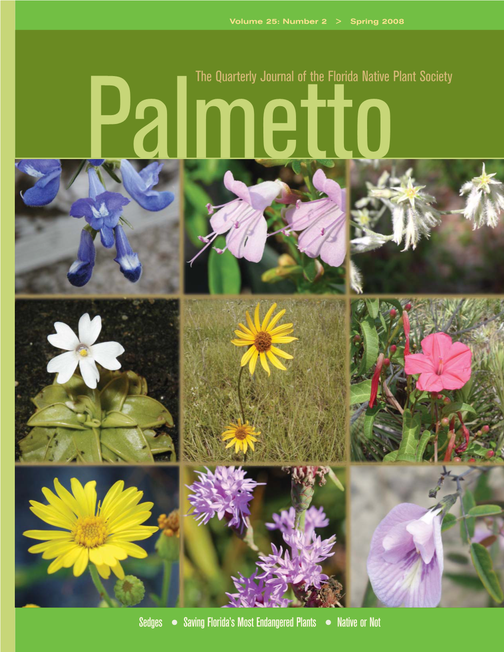 The Quarterly Journal of the Florida Native Plant Society