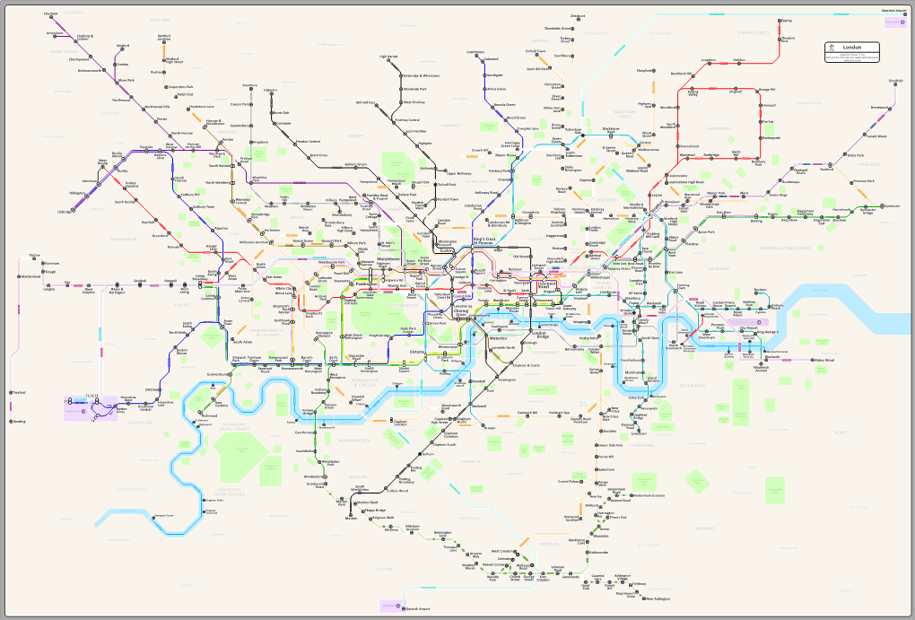 London Tube by Zuti