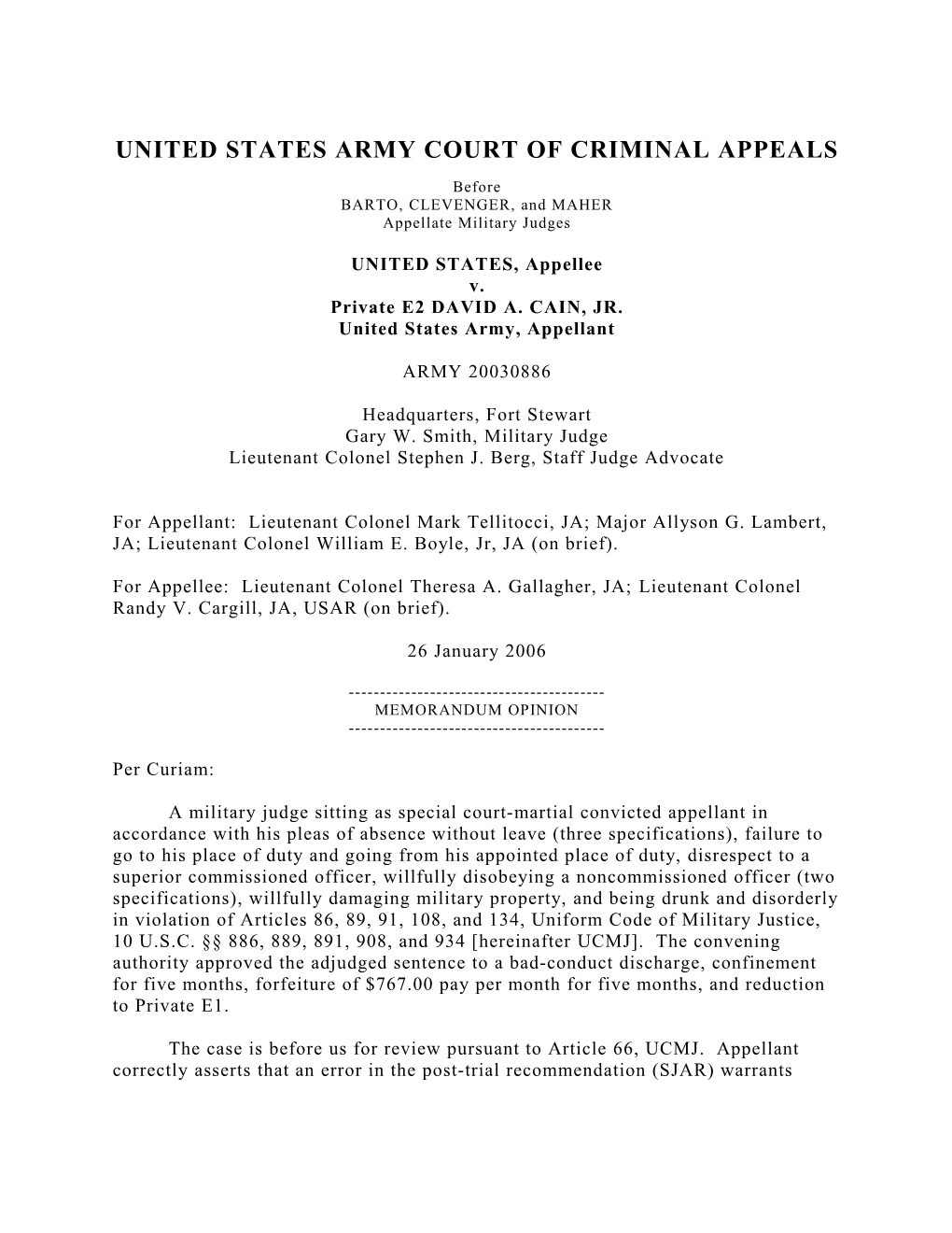 United States Army Court of Criminal Appeals s5