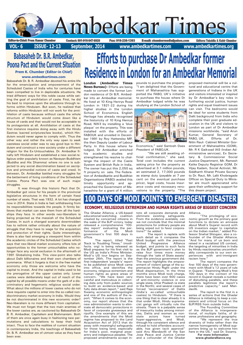 Ambedkar Times September, 2014 Layout 1