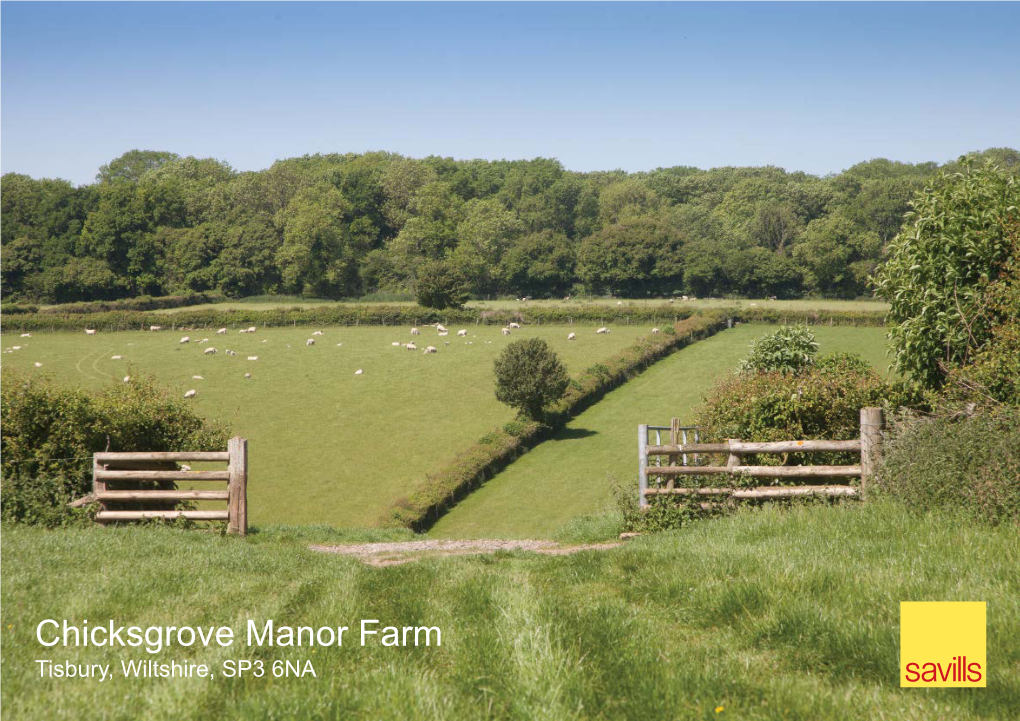 Chicksgrove Manor Farm Tisbury, Wiltshire, SP3 6NA