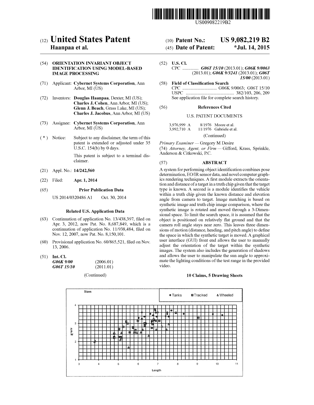 (12) United States Patent (10) Patent No.: US 9,082,219 B2 Haanpaa Et Al