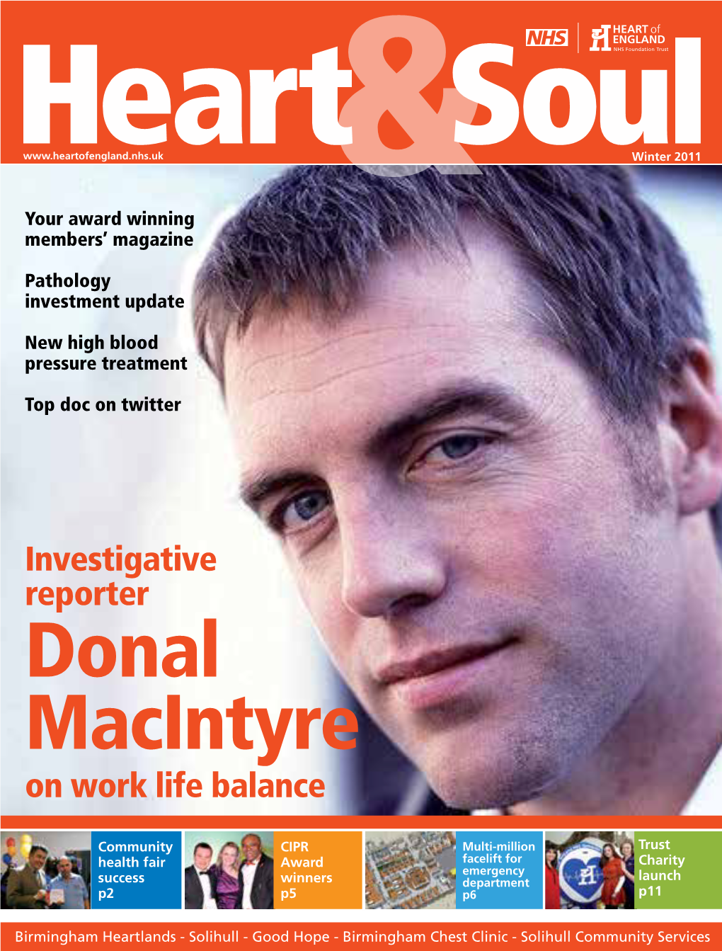 Donal Macintyre on Work Life Balance